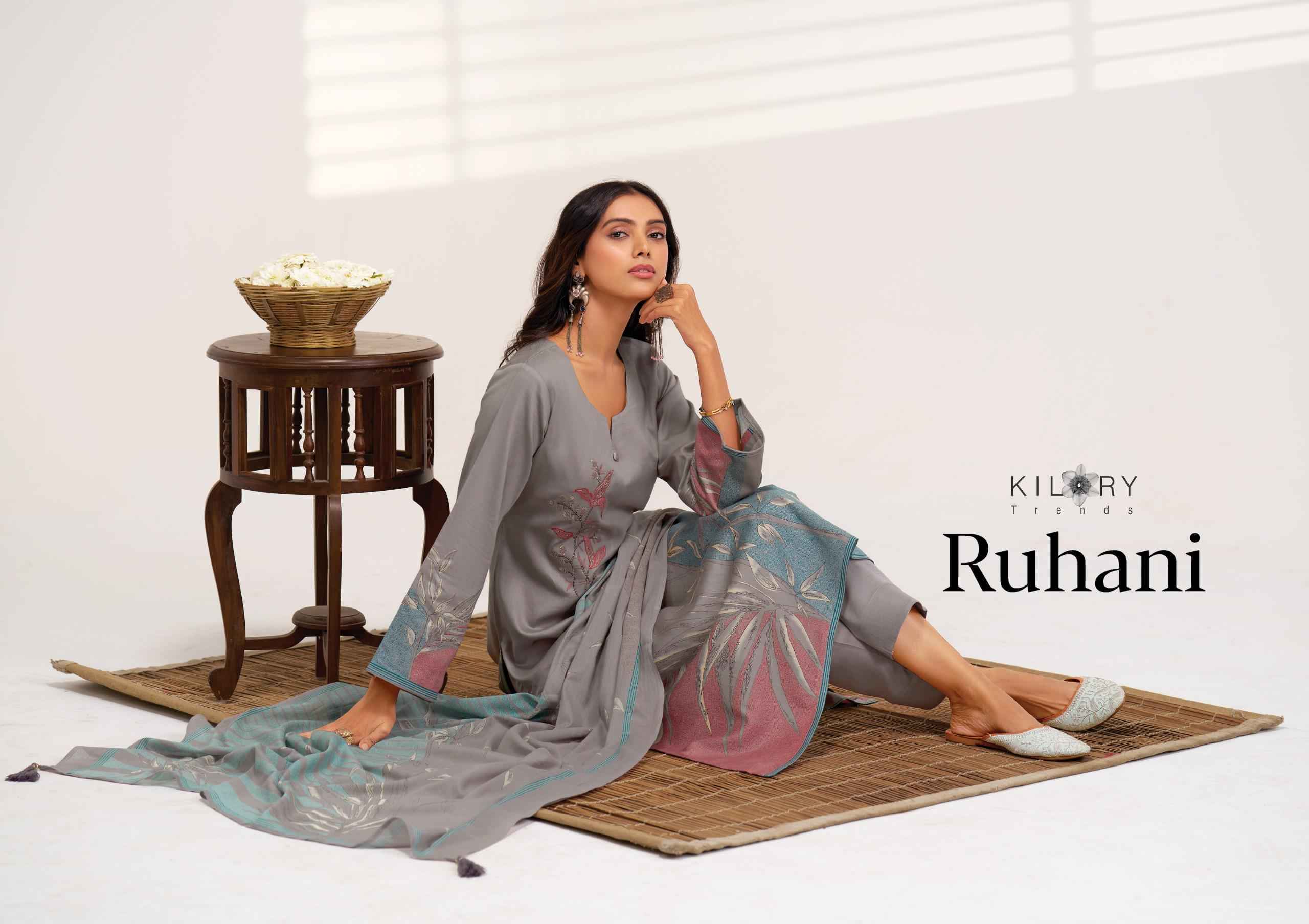Kilory Trends Ruhani Jam Cotton Dress Material 4 pcs Catalogue