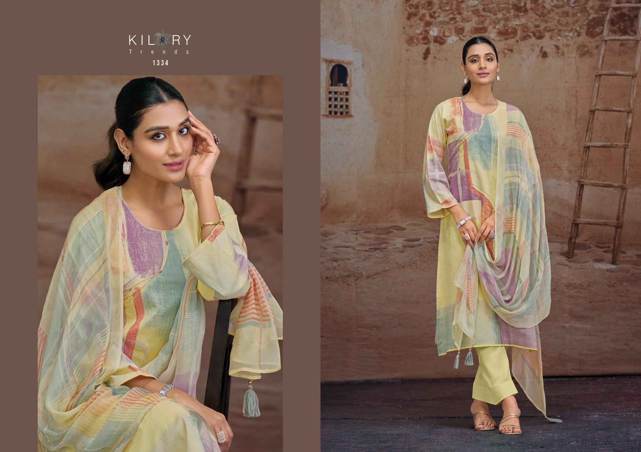 Kilory Trends Ruwaa Cotton Dress Material 4 pcs Catalogue