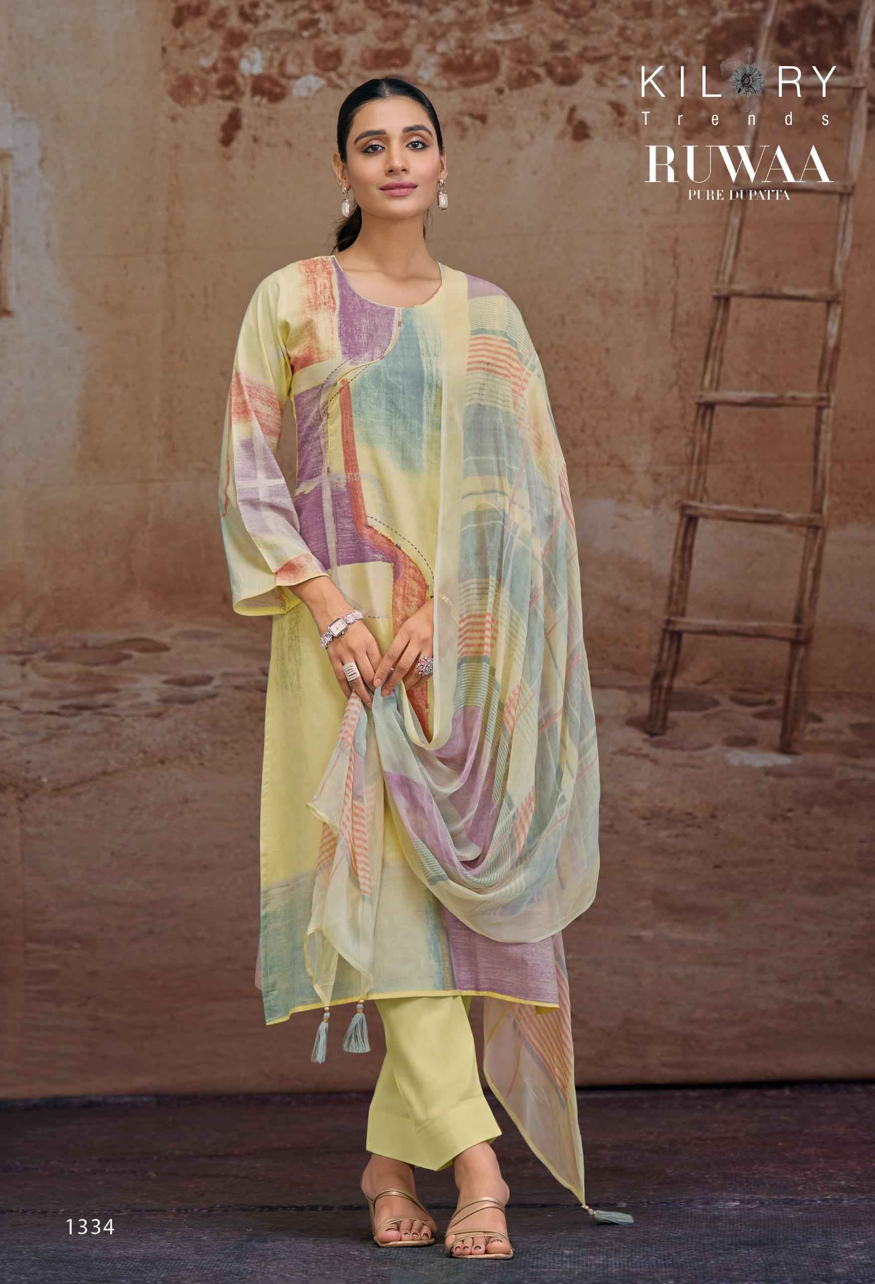 Kilory Trends Ruwaa Cotton Dress Material 4 pcs Catalogue
