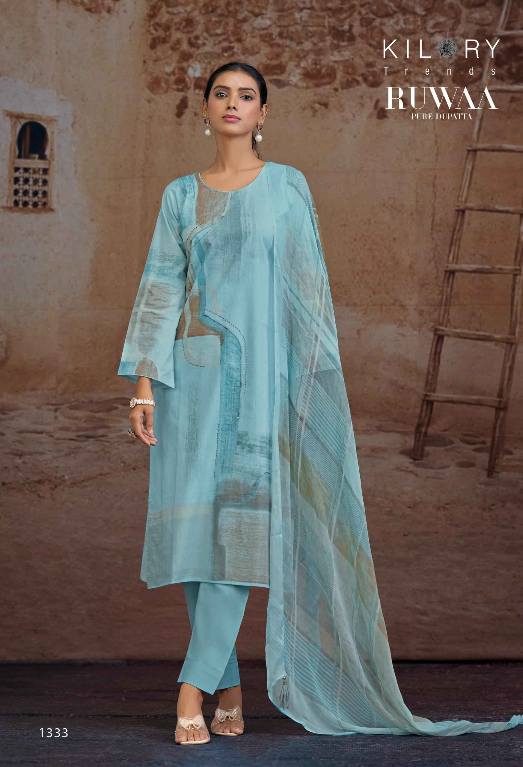Kilory Trends Ruwaa Cotton Dress Material 4 pcs Catalogue