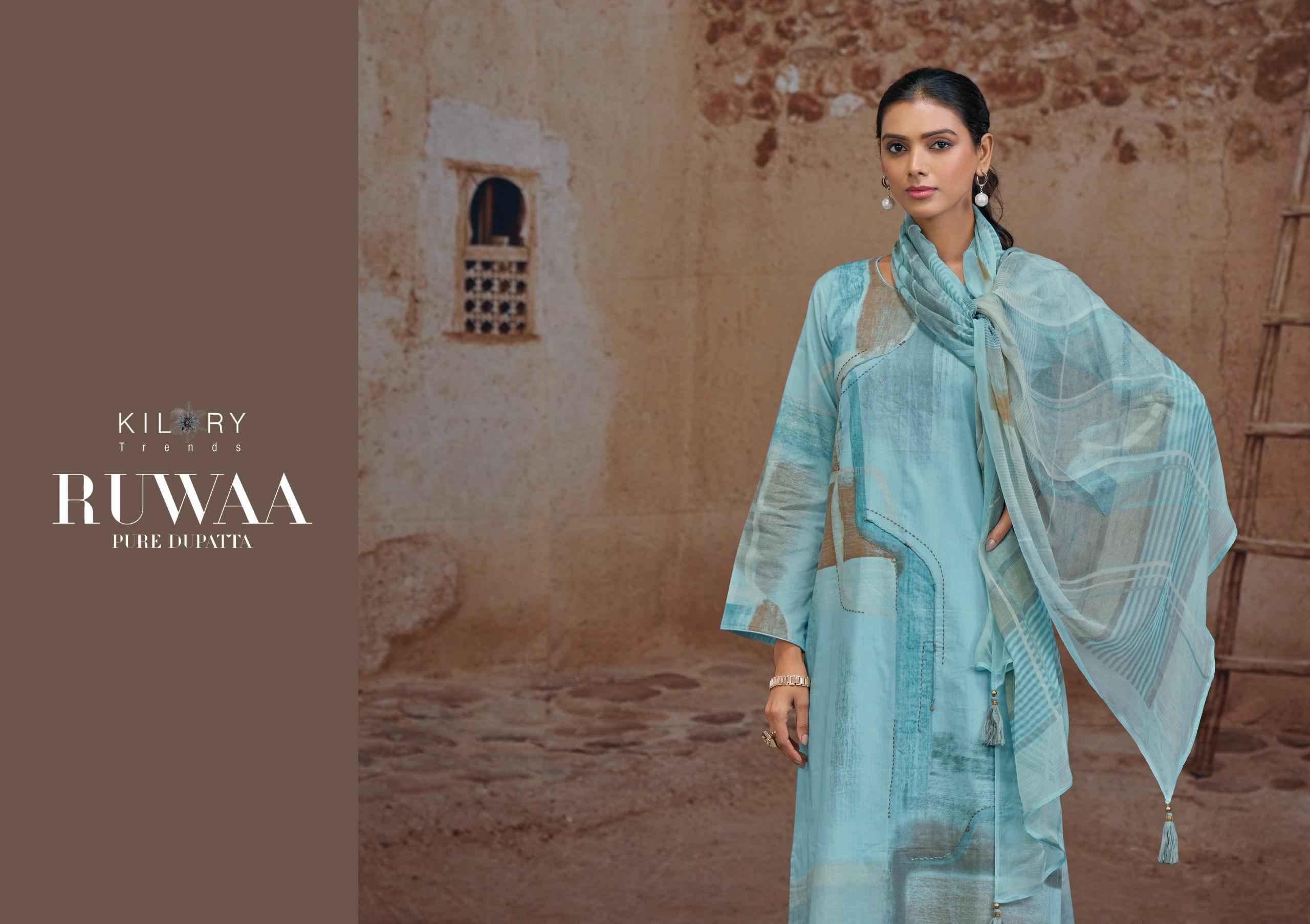 Kilory Trends Ruwaa Cotton Dress Material 4 pcs Catalogue