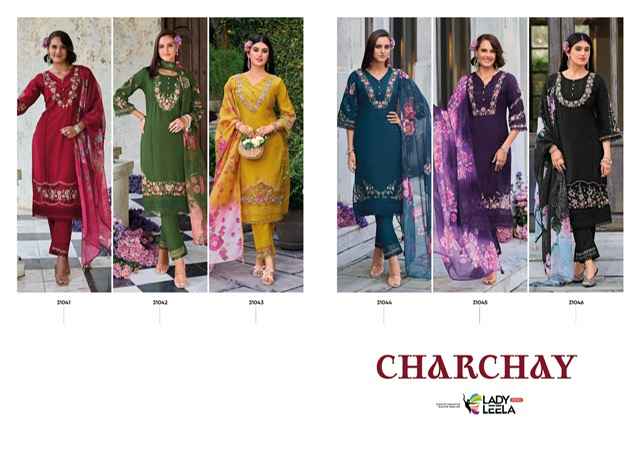 Lady Leela Charchay Viscouse Kurti Combo 6 pcs Catalogue