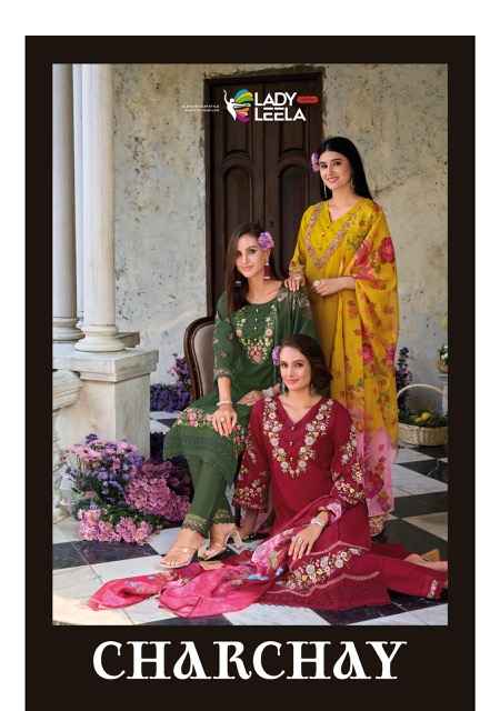 Lady Leela Charchay Viscouse Kurti Combo 6 pcs Catalogue