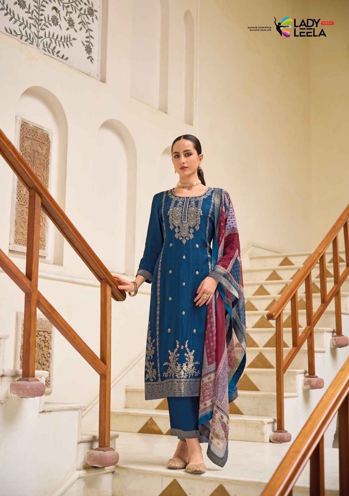 Lady Leela Libaas Vol 2 Viscose Jacquard Kurti Combo 6 pcs Catalogue