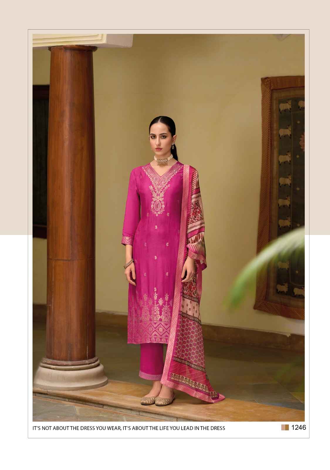 Lady Leela Libaas Vol 2 Viscose Jacquard Kurti Combo 6 pcs Catalogue