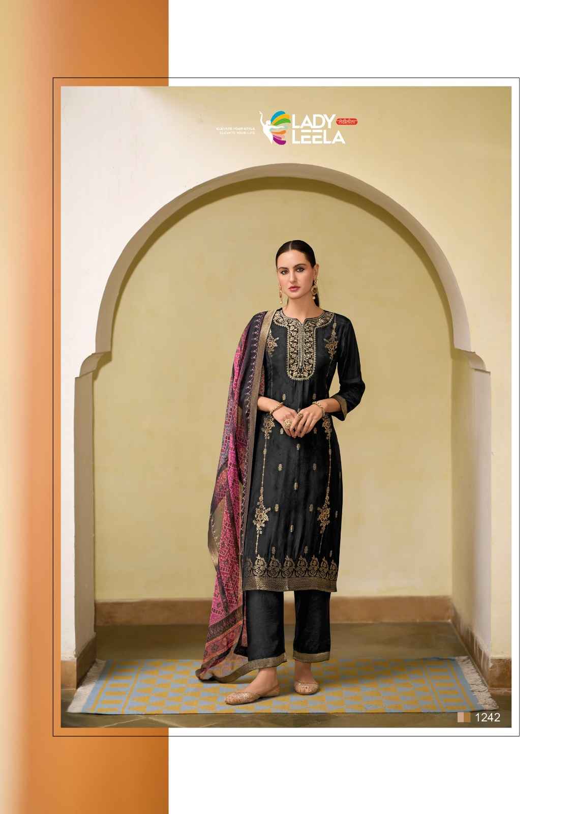 Lady Leela Libaas Vol 2 Viscose Jacquard Kurti Combo 6 pcs Catalogue