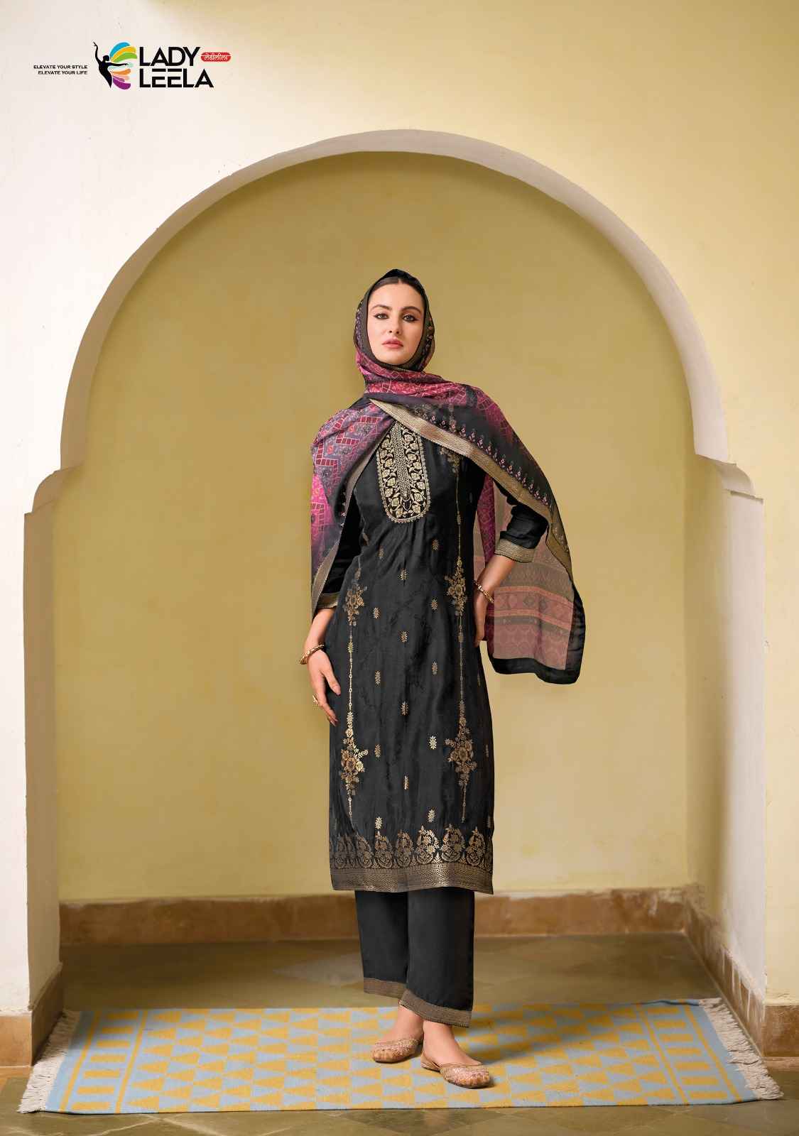 Lady Leela Libaas Vol 2 Viscose Jacquard Kurti Combo 6 pcs Catalogue