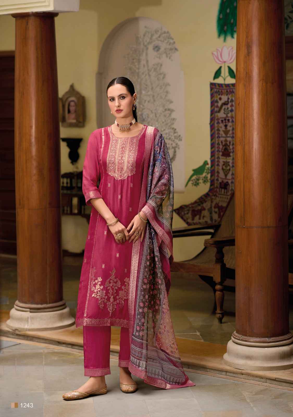 Lady Leela Libaas Vol 2 Viscose Jacquard Kurti Combo 6 pcs Catalogue