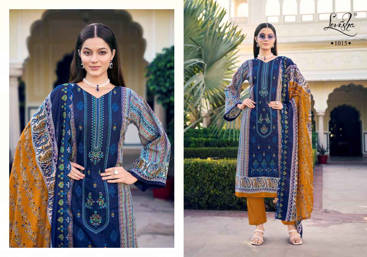 Levisha Madhubala Cambric Cotton Dress Material 8 pcs Catalogue