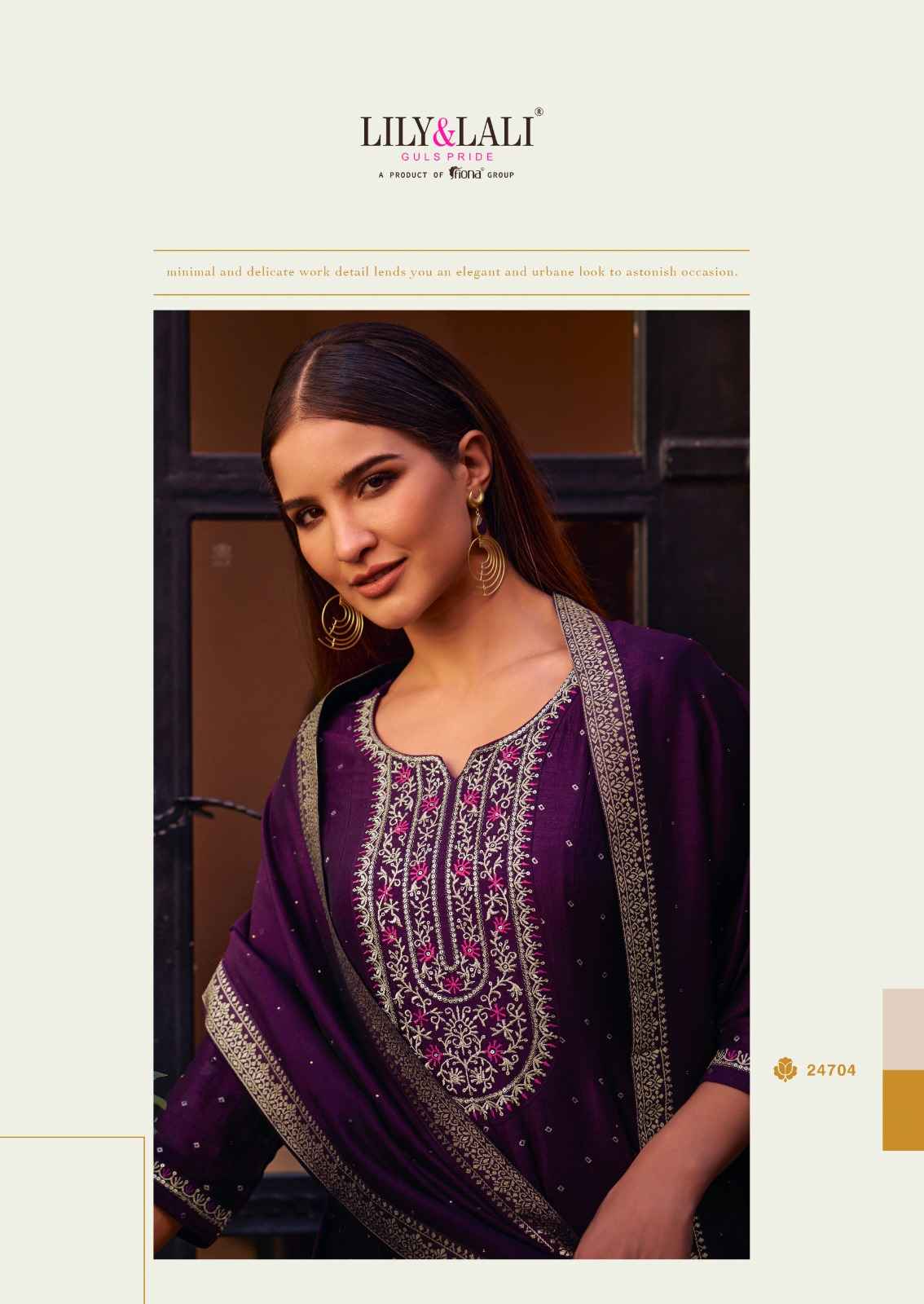 Lily & Lali Anarkali Vichitra Silk Kurti Combo 6 pcs Catalogue