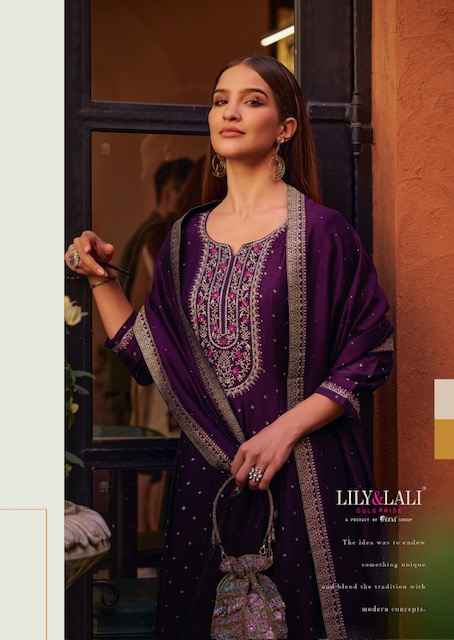 Lily & Lali Anarkali Vichitra Silk Kurti Combo 6 pcs Catalogue