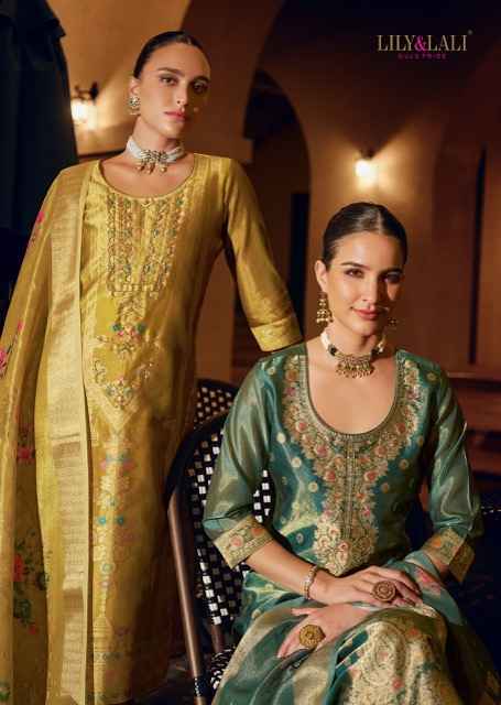 Lily & Lali Faridan Vol 2 Banarasi Silk Kurti Combo 6 pcs Catalogue