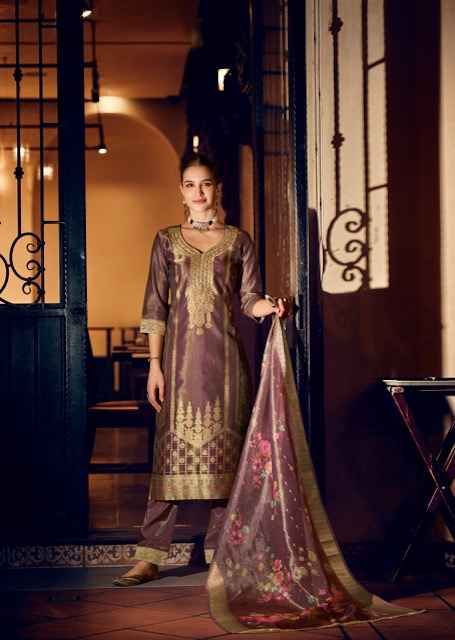 Lily & Lali Faridan Vol 2 Banarasi Silk Kurti Combo 6 pcs Catalogue