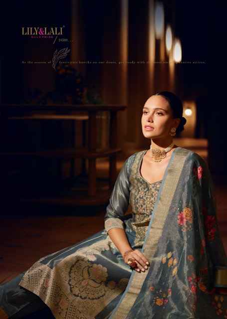 Lily & Lali Faridan Vol 2 Banarasi Silk Kurti Combo 6 pcs Catalogue