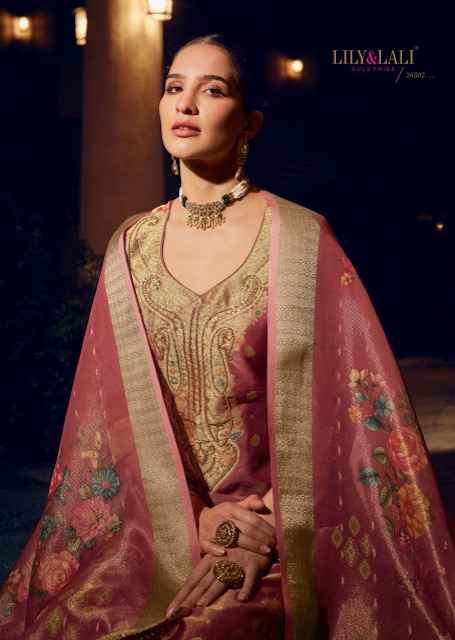 Lily & Lali Faridan Vol 2 Banarasi Silk Kurti Combo 6 pcs Catalogue