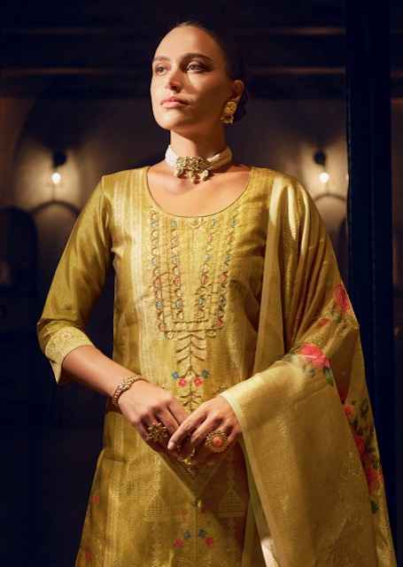Lily & Lali Faridan Vol 2 Banarasi Silk Kurti Combo 6 pcs Catalogue