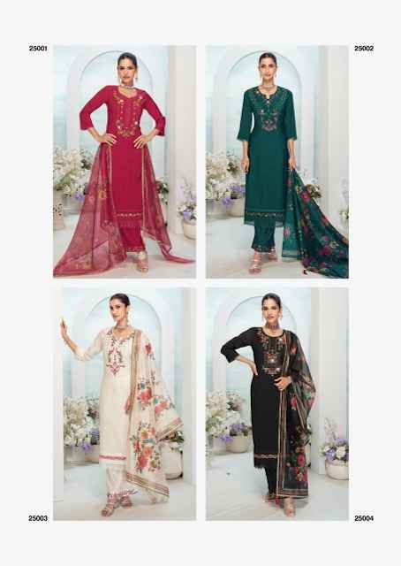 Lily & Lali Mishka Viscouse Silk Kurti Combo 6 pcs Catalogue
