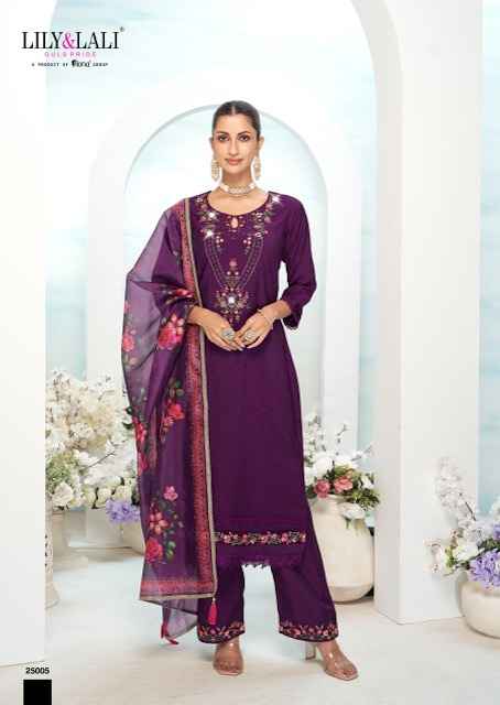 Lily & Lali Mishka Viscouse Silk Kurti Combo 6 pcs Catalogue