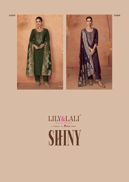 Lily & Lali Shiny Viscouse Kurti Combo 6 pcs Catalogue