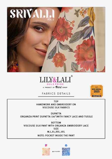 Lily & Lali Srivalli Vol 2 Viscouse Kurti Combo 6 pcs Catalogue
