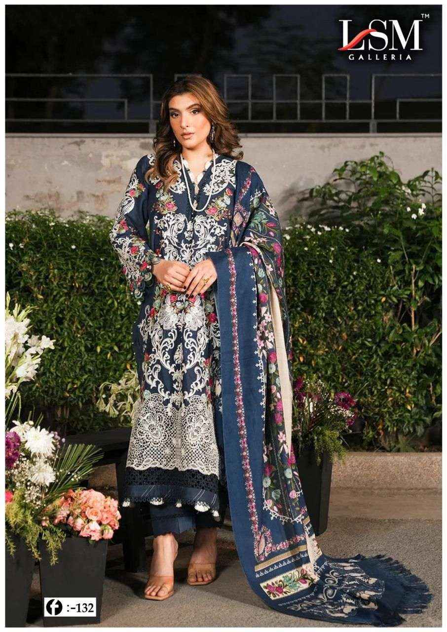 LSM Galleria Firdous Queen Lawn Vol 13 Readymade Lawn Cotton Dress 6 pcs Catalogue