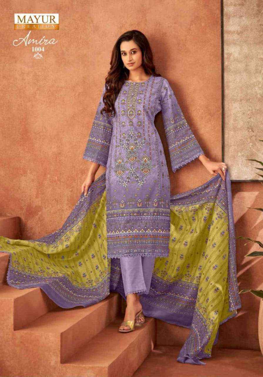 Mayur Creation Amira Vol 1 Cotton Dress Material 8 pcs Catalogue