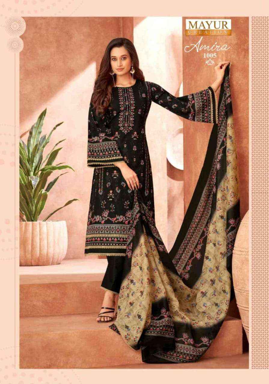 Mayur Creation Amira Vol 1 Cotton Dress Material 8 pcs Catalogue
