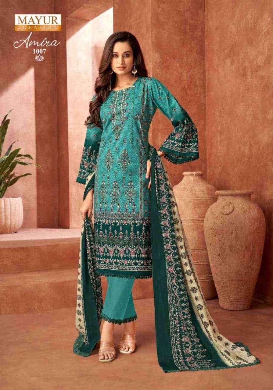 Mayur Creation Amira Vol 1 Cotton Dress Material 8 pcs Catalogue