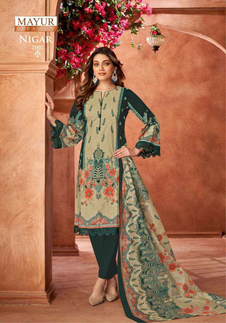 Mayur Creation Nigar Vol 7 Cotton Dress Material 8 pcs Catalogue