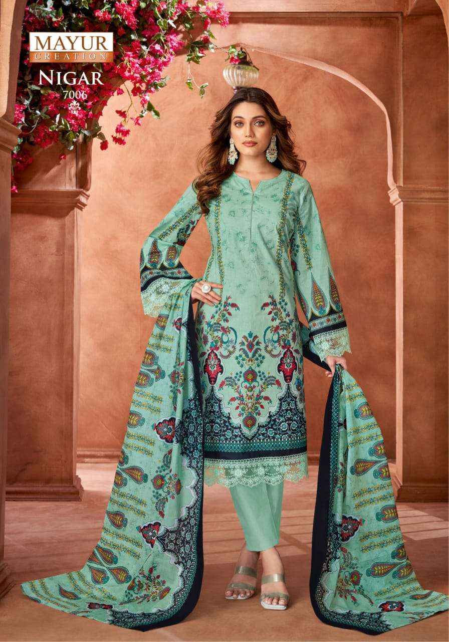 Mayur Creation Nigar Vol 7 Cotton Dress Material 8 pcs Catalogue