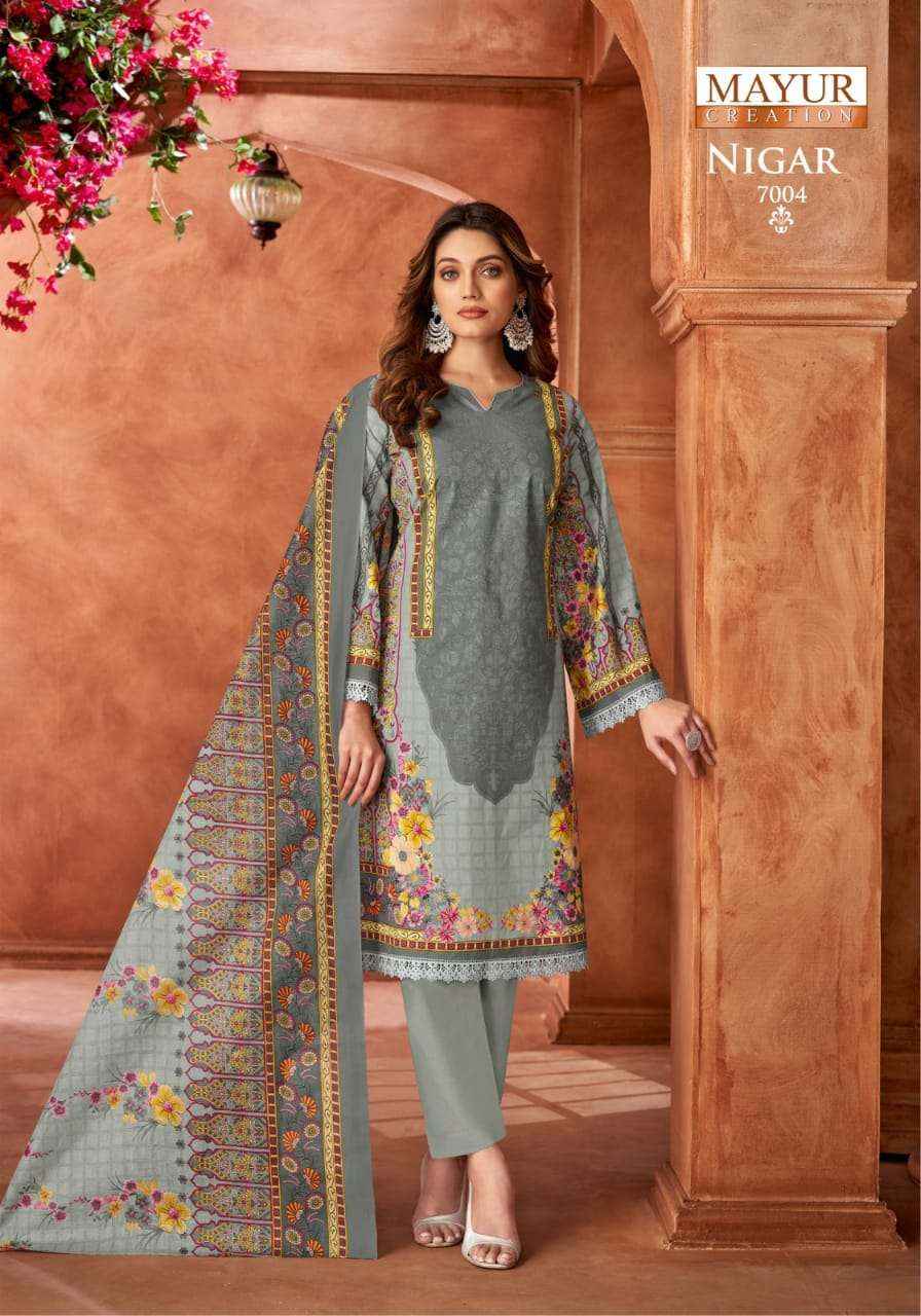 Mayur Creation Nigar Vol 7 Cotton Dress Material 8 pcs Catalogue