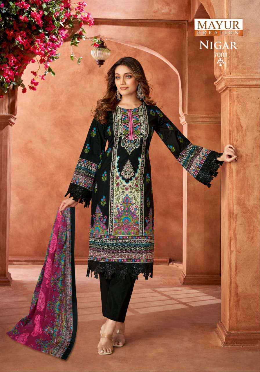 Mayur Creation Nigar Vol 7 Cotton Dress Material 8 pcs Catalogue