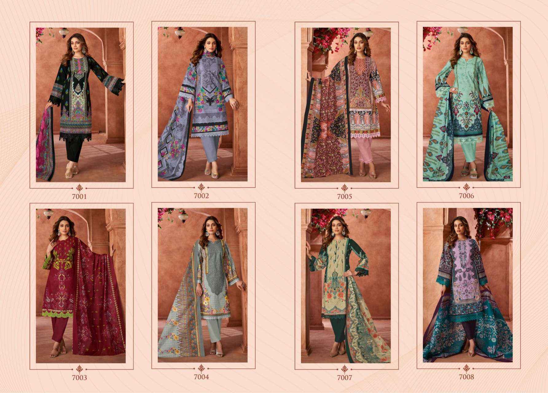 Mayur Creation Nigar Vol 7 Cotton Dress Material 8 pcs Catalogue