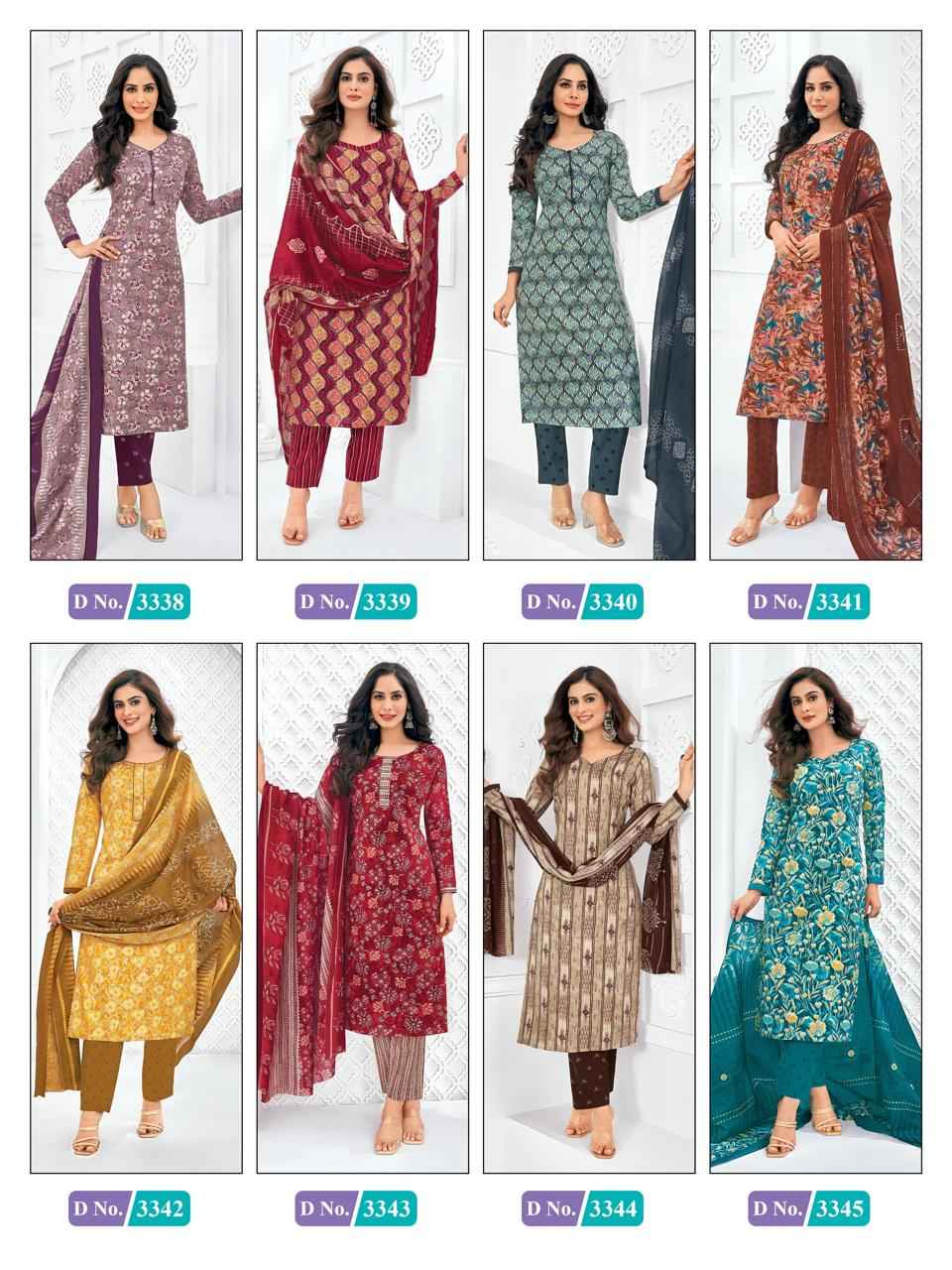 MCM Lifestyle Priyalaxmi Vol 33 Cotton Dress Material 20 pcs Catalogue