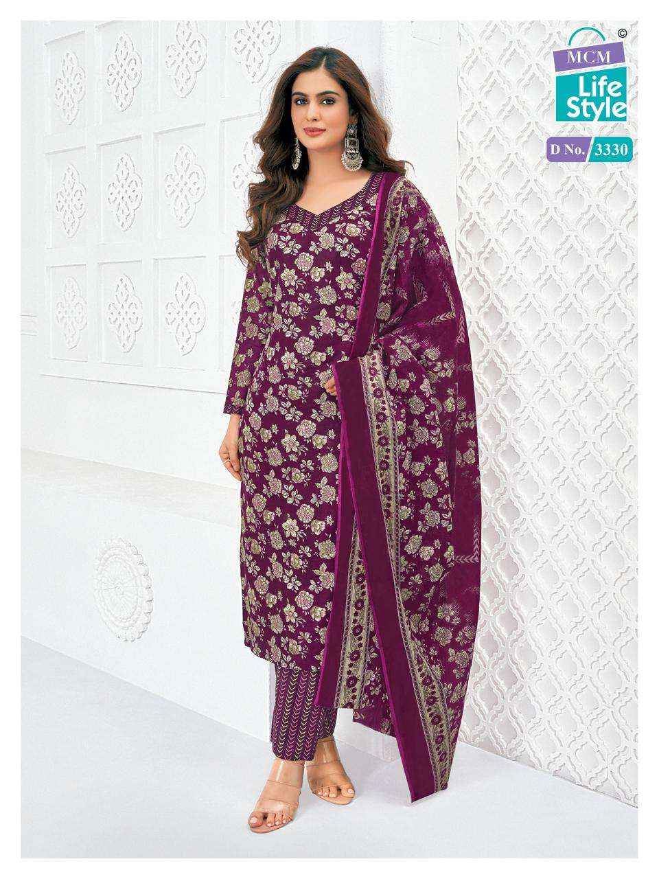 MCM Lifestyle Saanvi Lawn Cotton Dress Material 10 pcs Catalogue