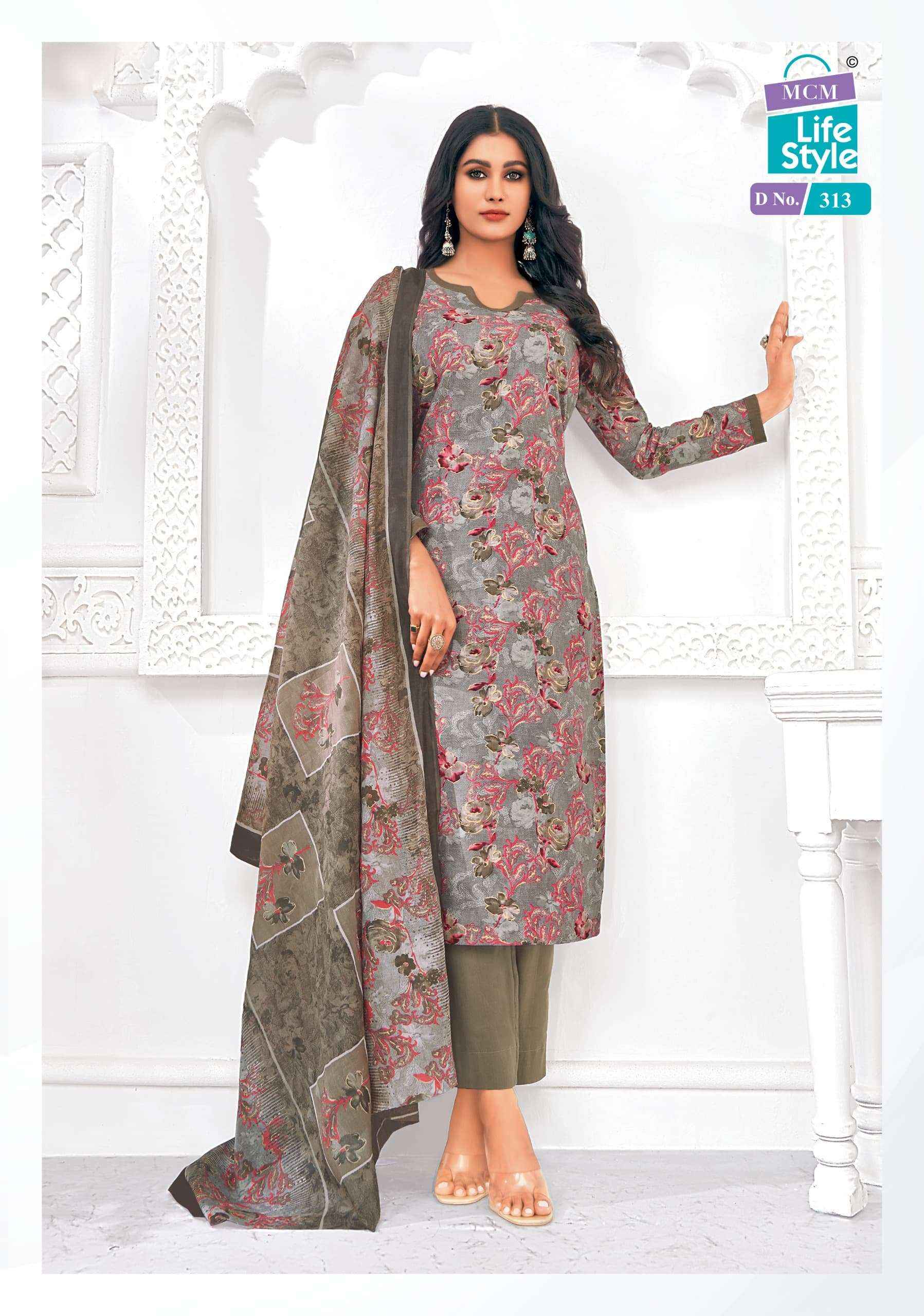 MCM Lifestyle Saanvi Lawn Cotton Dress Material 10 pcs Catalogue