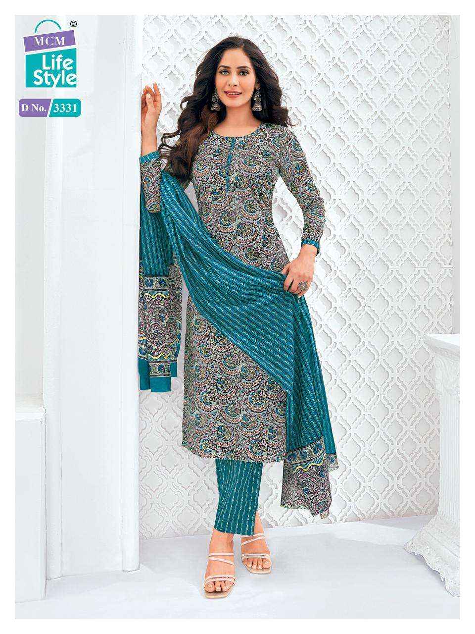 MCM Lifestyle Saanvi Lawn Cotton Dress Material 10 pcs Catalogue