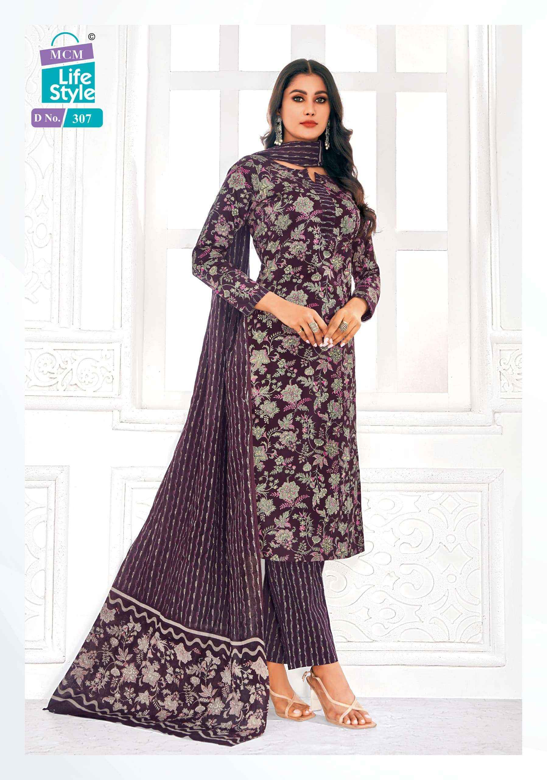 MCM Lifestyle Saanvi Lawn Cotton Dress Material 10 pcs Catalogue