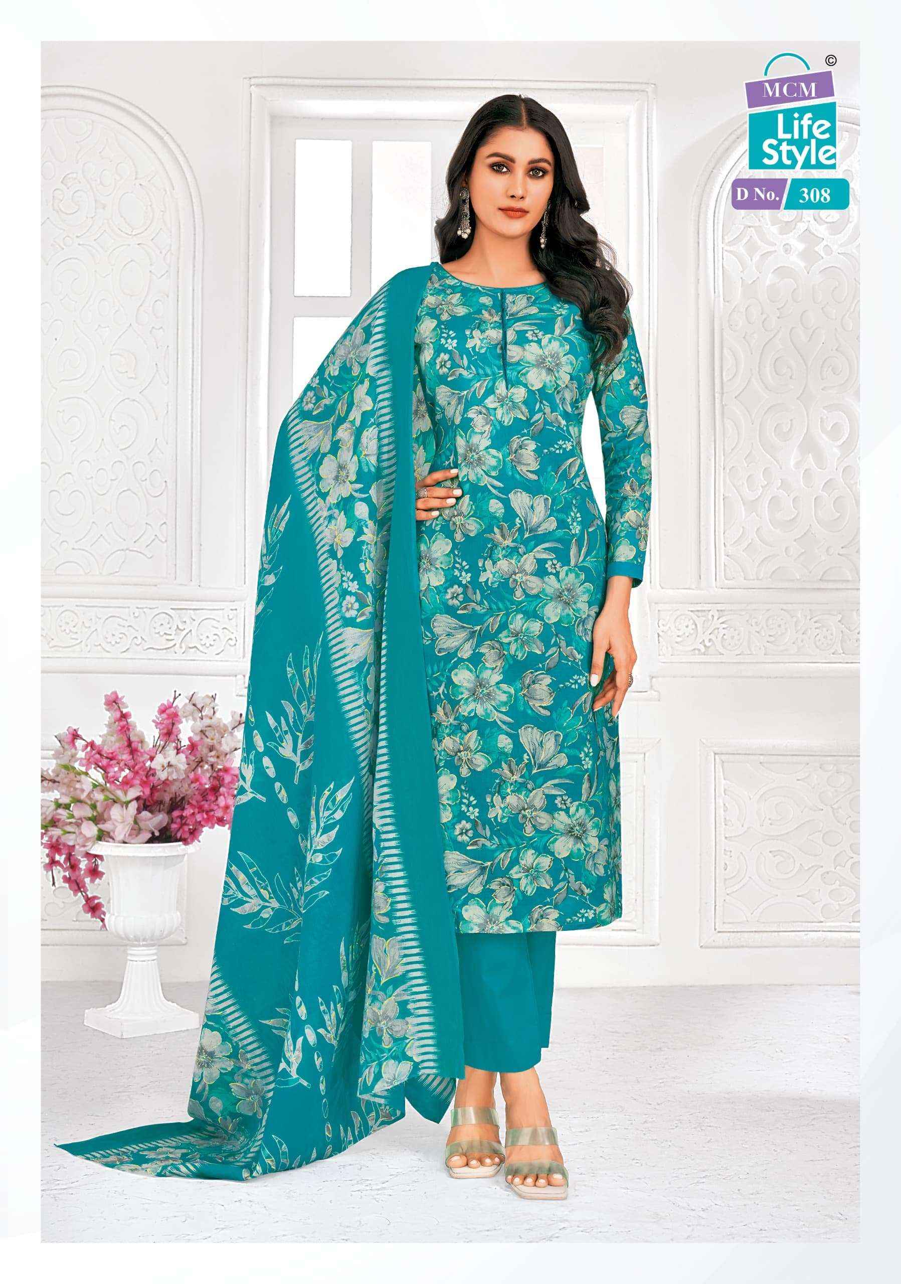 MCM Lifestyle Saanvi Lawn Cotton Dress Material 10 pcs Catalogue