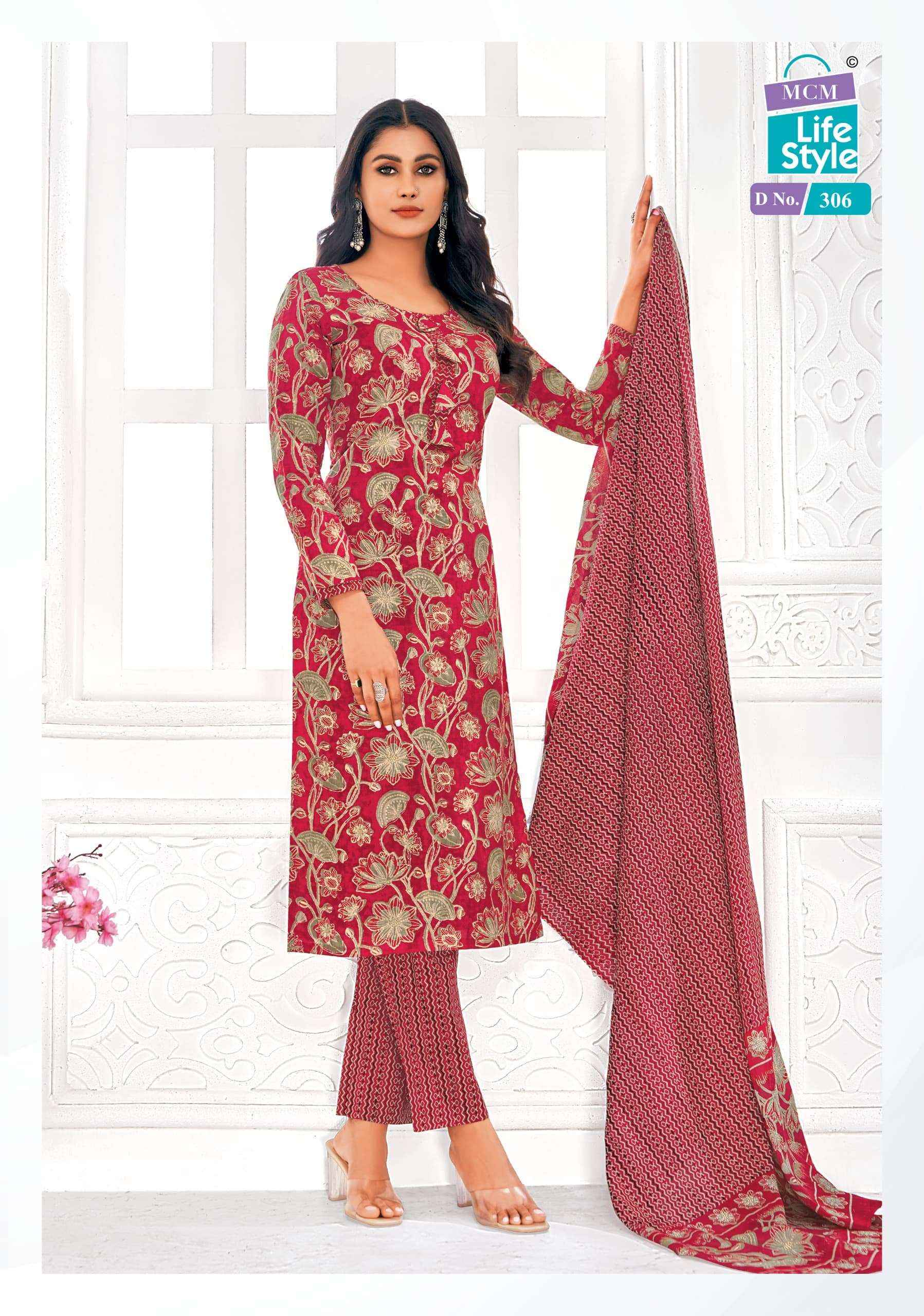 MCM Lifestyle Saanvi Lawn Cotton Dress Material 10 pcs Catalogue