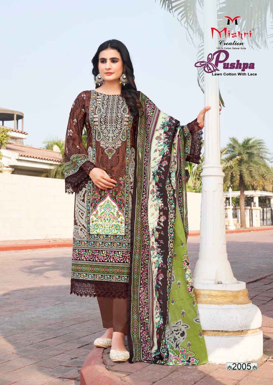 Mishri Creation Pushpa Vol 2 Cotton Dress Material 6 pcs Catalogue