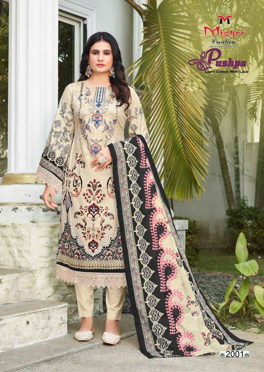 Mishri Creation Pushpa Vol 2 Cotton Dress Material 6 pcs Catalogue