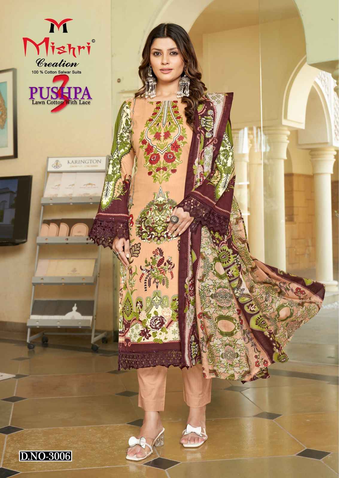 Mishri Creation Pushpa Vol 3 Cotton Dress Material 6 pcs Catalogue