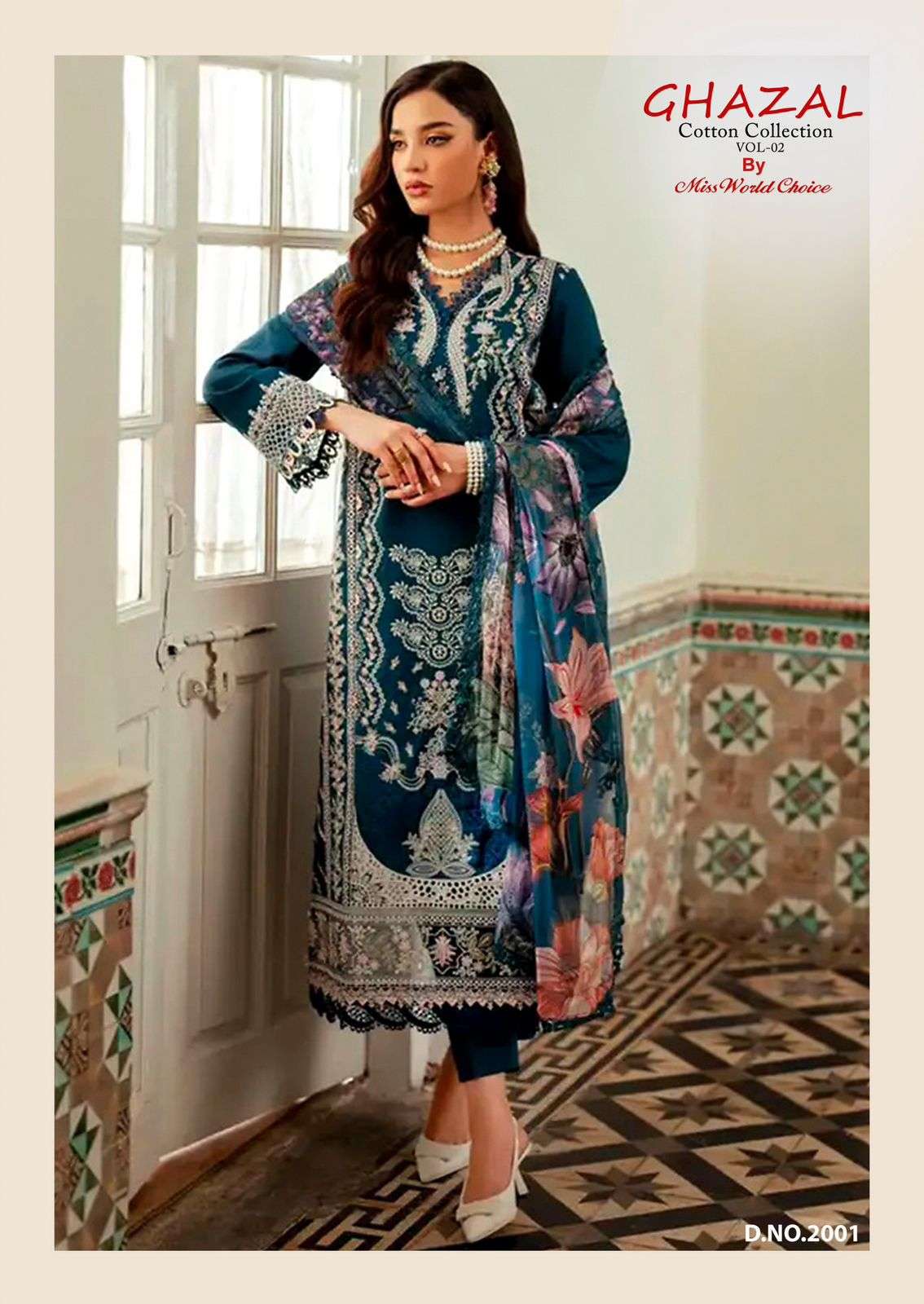 Miss World Choice Ghazal Vol 2 Cotton Dress Material 6 pcs Catalogue