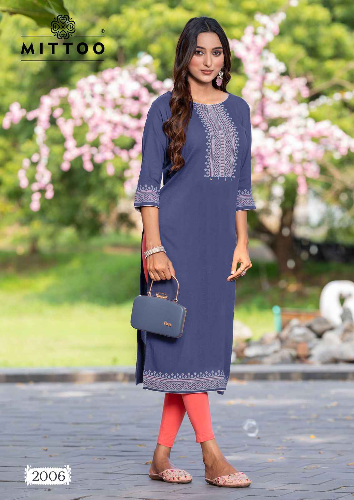 Mittoo Siyaa Viscouse Kurti Combo 6 pcs Catalogue