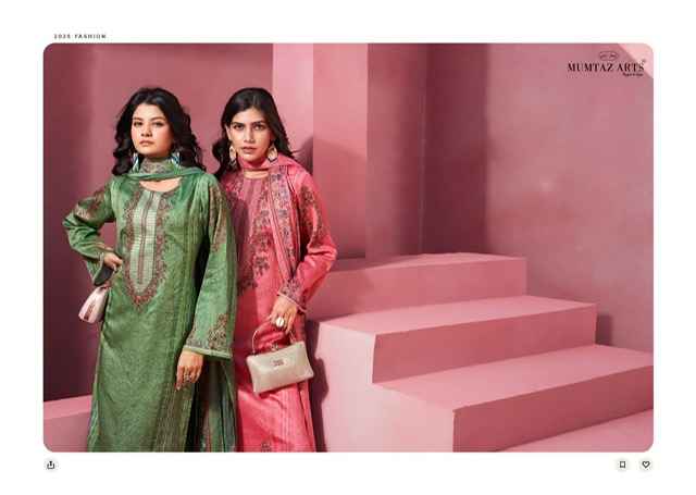 Mumtaz Arts Gulbagh Jam Satin Dress Material 6 pcs Catalogue