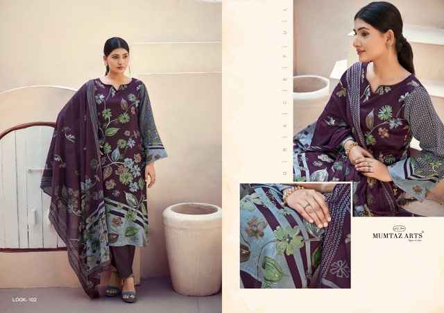 Mumtaz Arts Sakshi Jam Silk Dress Material 4 pcs Catalogue
