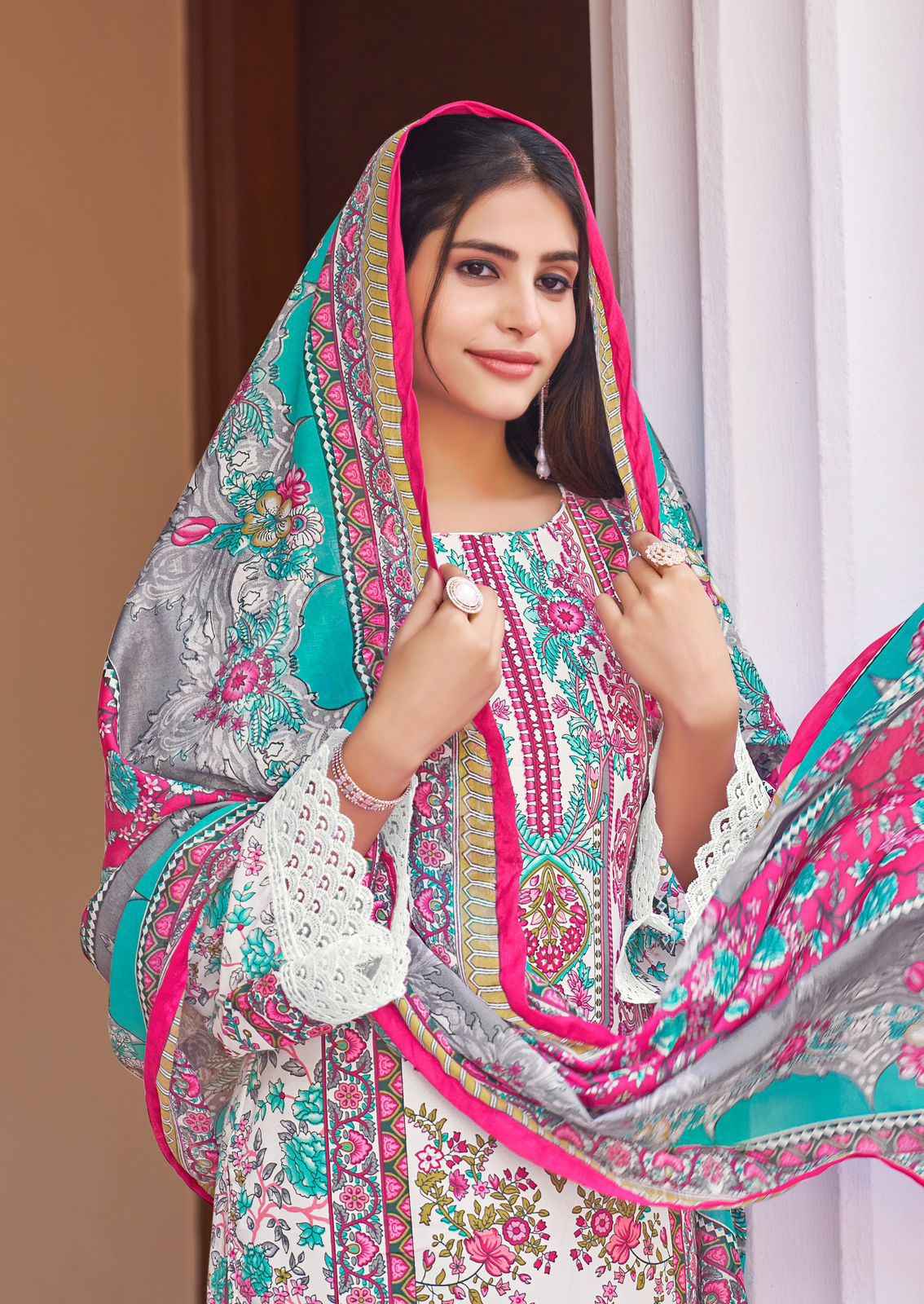 Nafisa Cotton Mahera Karachi Suits Vol 8 Cotton Dress Material 6 pcs Catalogue