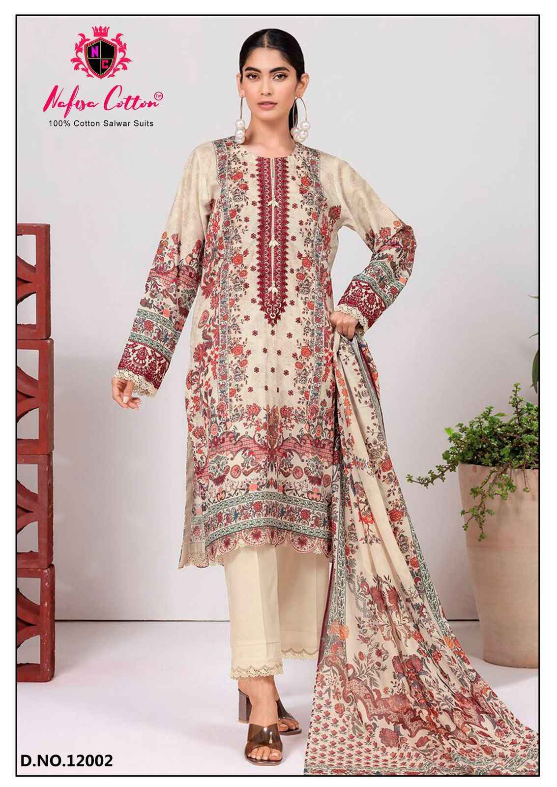 Nafisa Cotton Safina Vol 12 Cotton Dress Material 6 pcs Catalogue
