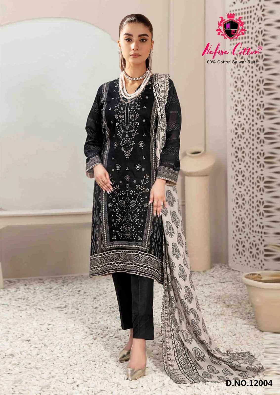 Nafisa Cotton Safina Vol 12 Cotton Dress Material 6 pcs Catalogue